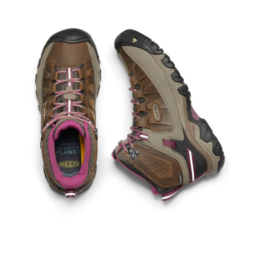 Women's Targhee III Waterproof Mid | Weiss/Boysenberry sold by Keen product image thumbnail 4