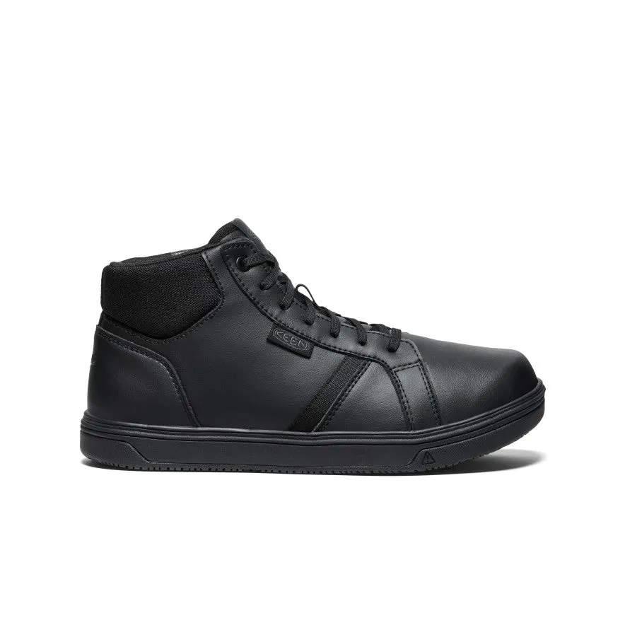 Men's PTC Kenton Mid Work Shoe (Soft Toe) | Black/Black sold by Keen
