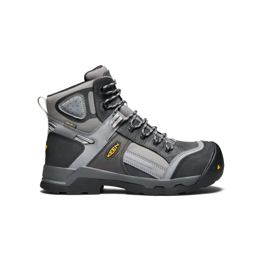 Men's Davenport 6" Insulated Waterproof Boot (Composite Toe) | Magnet/Steel Grey sold by Keen