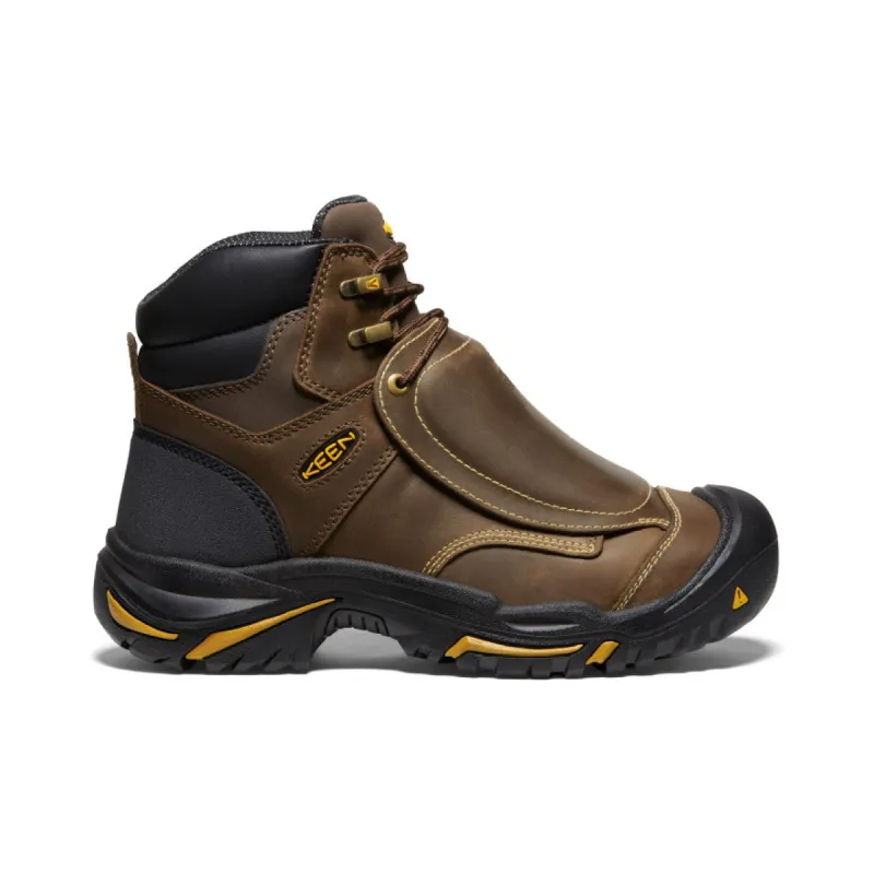 Men's Mt Vernon 6" MET Waterproof Boot (Steel Toe)  |  Cascade Brown sold by Keen