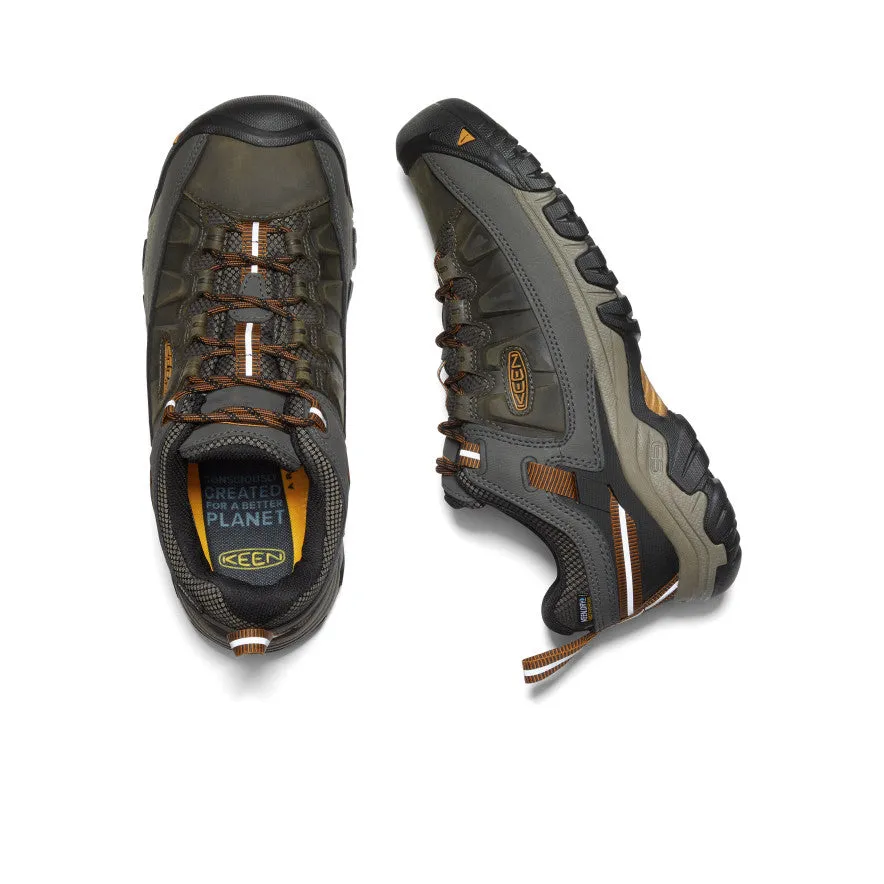 Men's Targhee III Waterproof | Black Olive/Golden Brown sold by Keen product image thumbnail 4