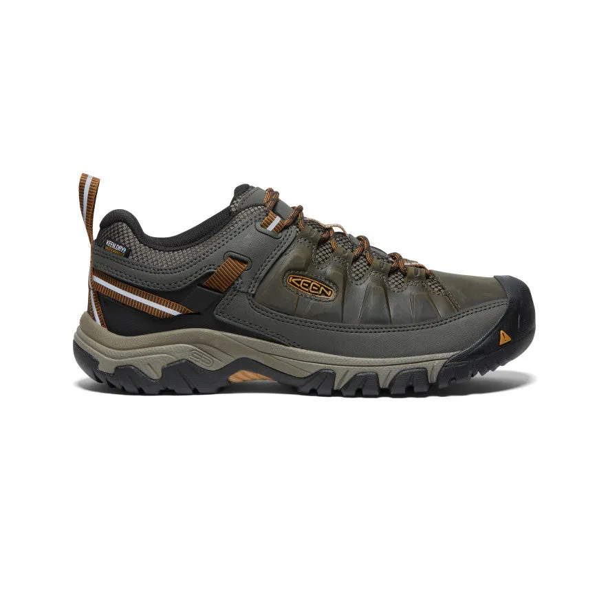 Men's Targhee III Waterproof | Black Olive/Golden Brown sold by Keen