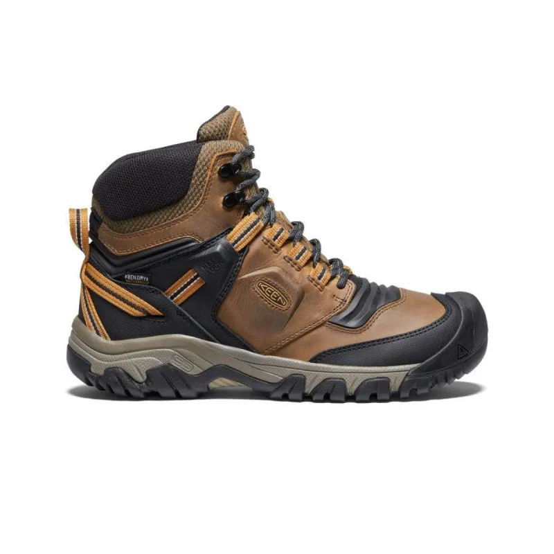 Men's Ridge Flex Waterproof Boot  |  Bison/Golden Brown sold by Keen