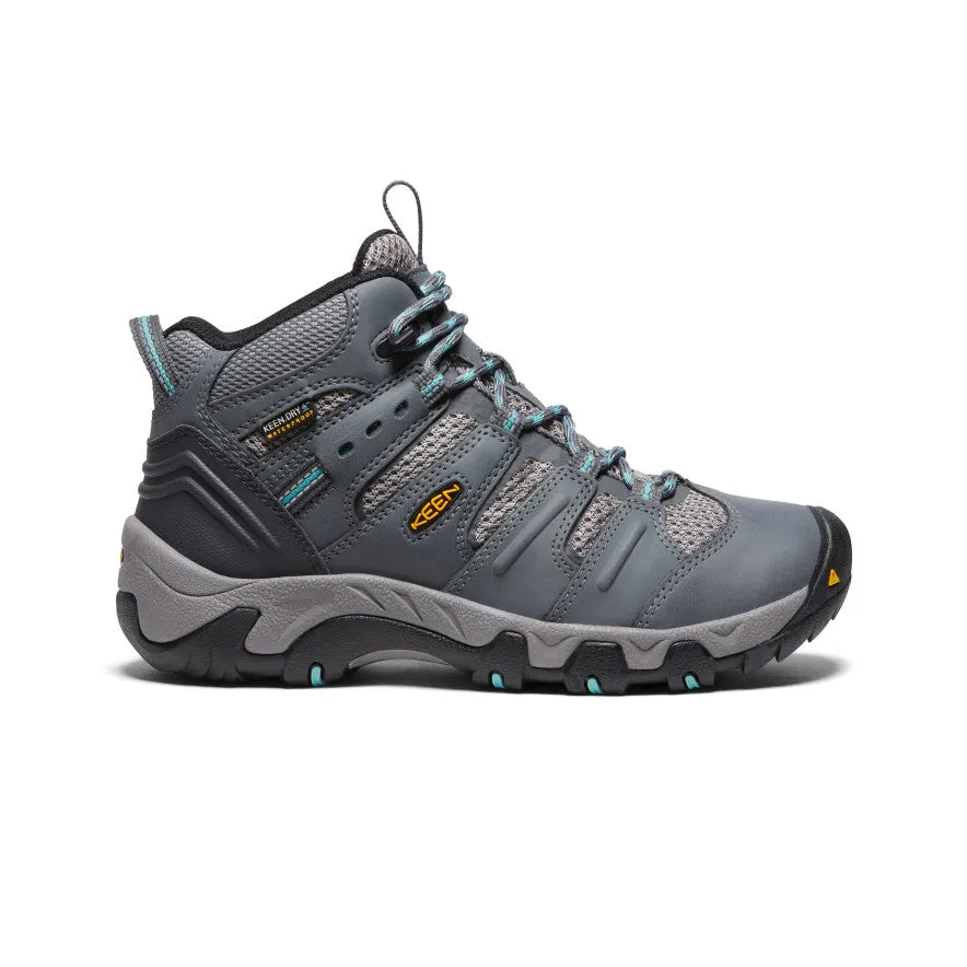Women's Koven Waterproof Boot | Steel Grey/Wasabi sold by Keen