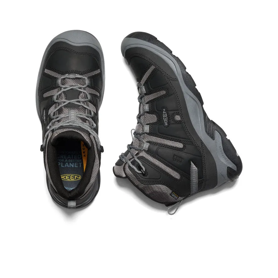 Men's Circadia Waterproof Boot | Black/Steel Grey sold by Keen product image thumbnail 4
