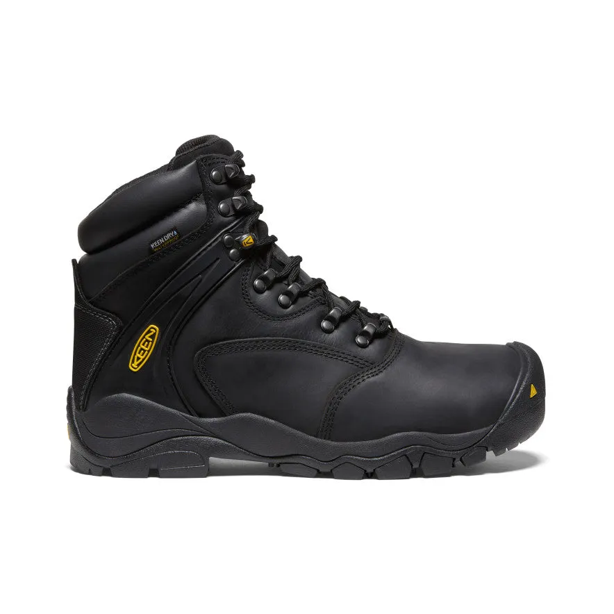 Men's Louisville 6" Waterproof Boot (Steel Toe) | Black sold by Keen