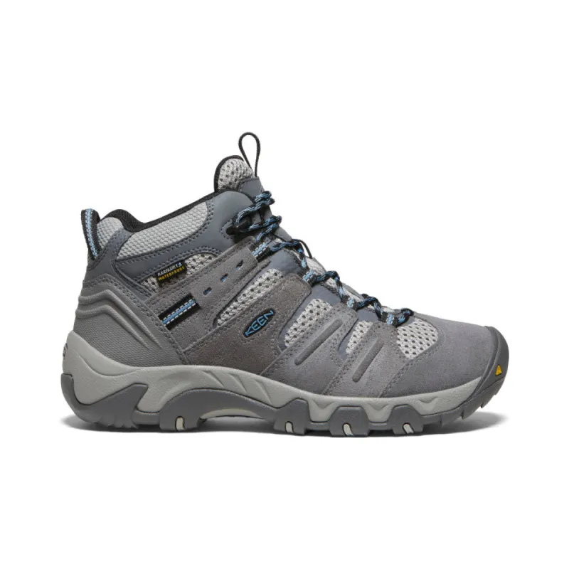Women's Headout Waterproof Hiking Boot  |  Steel Grey/Blue Heaven sold by Keen