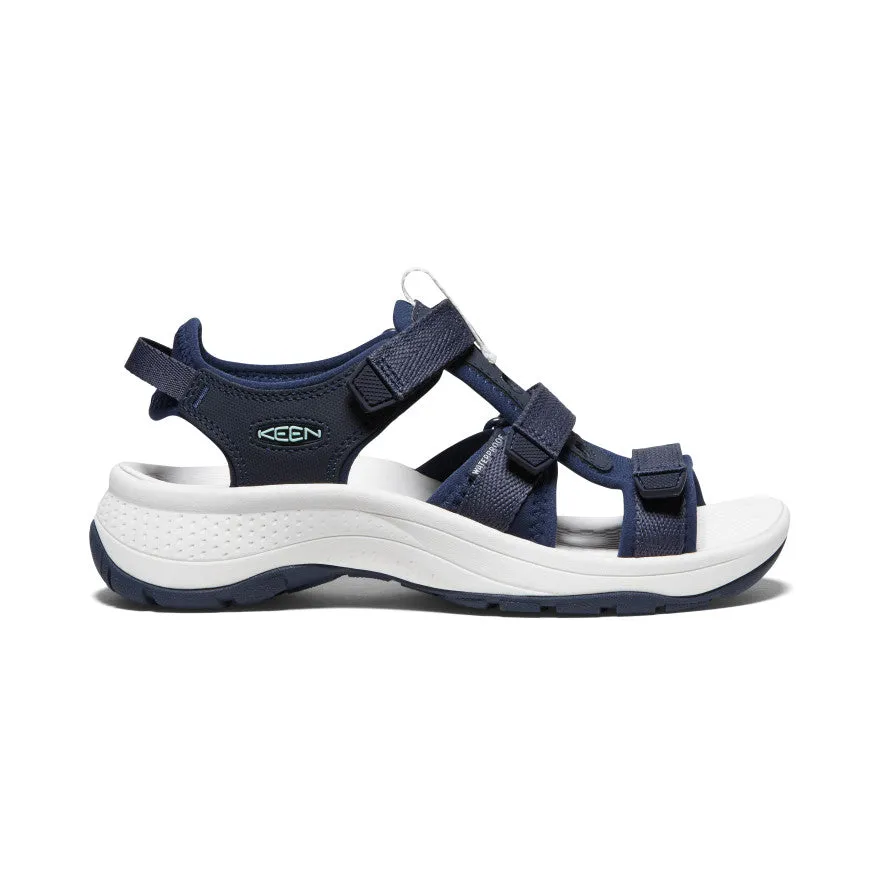 Women's Astoria West Open-Toe | Blue Nights/Black Iris sold by Keen