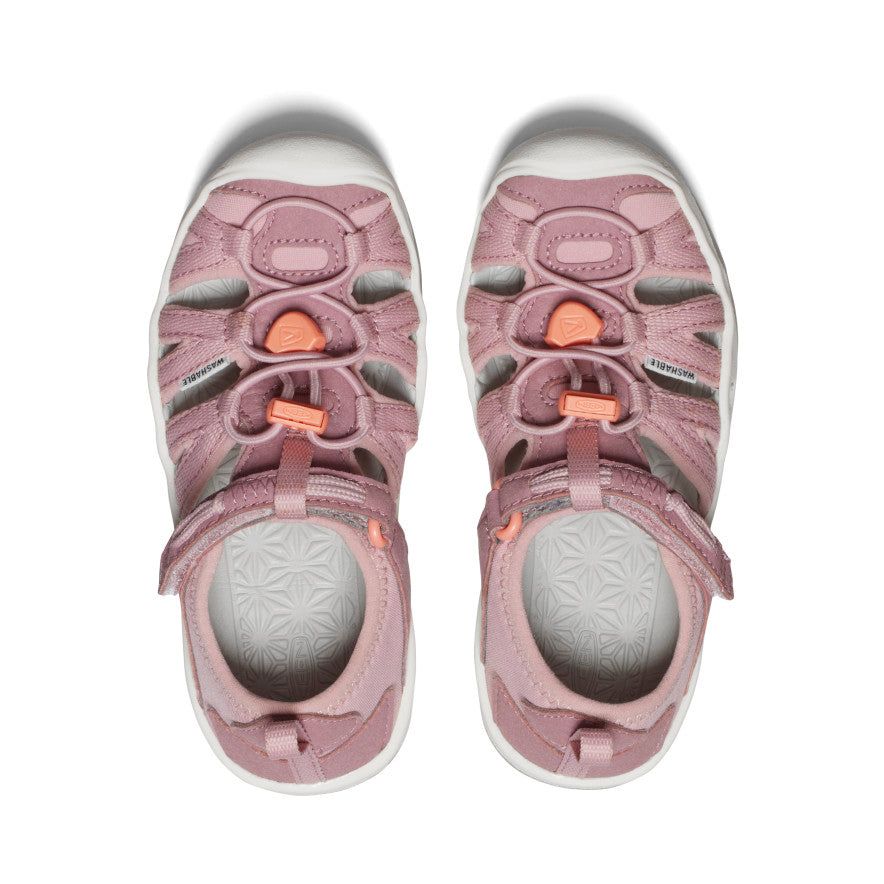 Little Kids' Moxie Sandal | Nostalgia Rose/Papaya Punch sold by Keen product image thumbnail 4