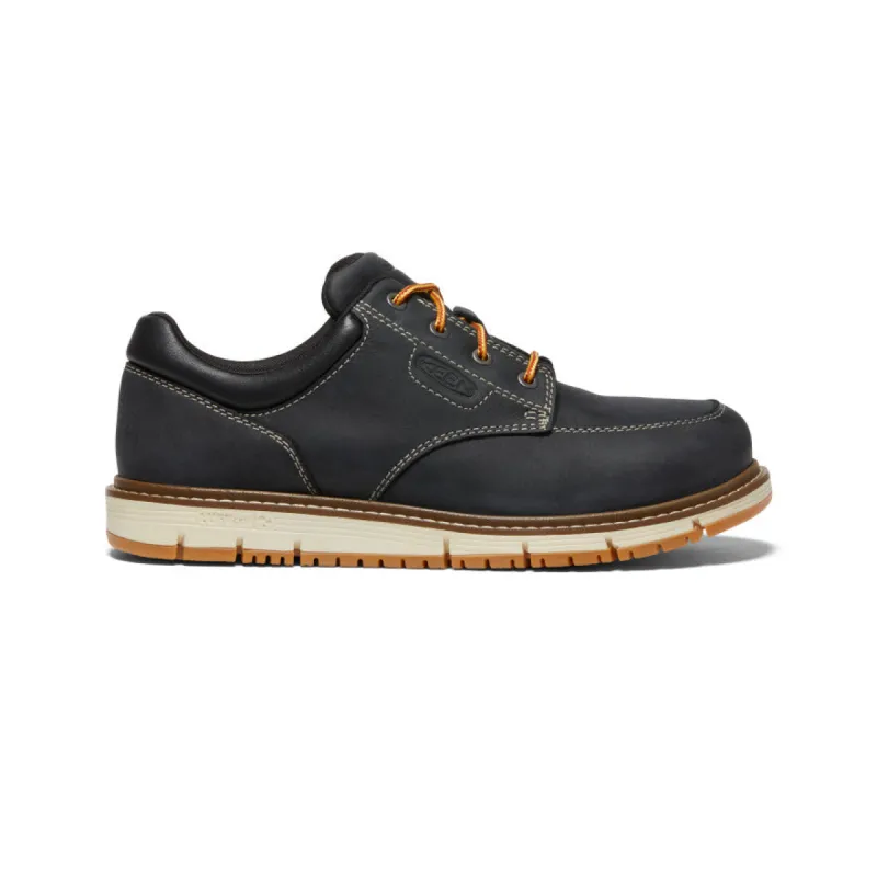 Men's San Jose Oxford (Aluminum Toe)  |  Black/Off White sold by Keen