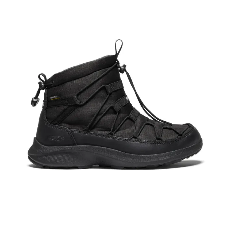 Women's UNEEK SNK II Waterproof Chukka | Black/Black sold by Keen