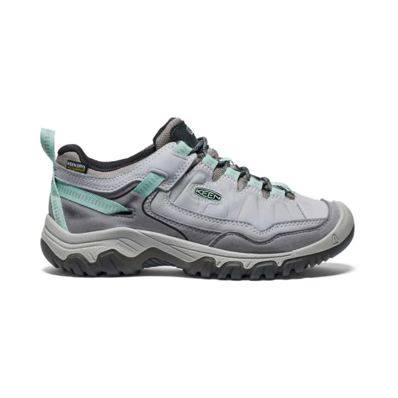 Women's Targhee IV Waterproof Hiking Shoe  |  Alloy/Granite Green sold by Keen