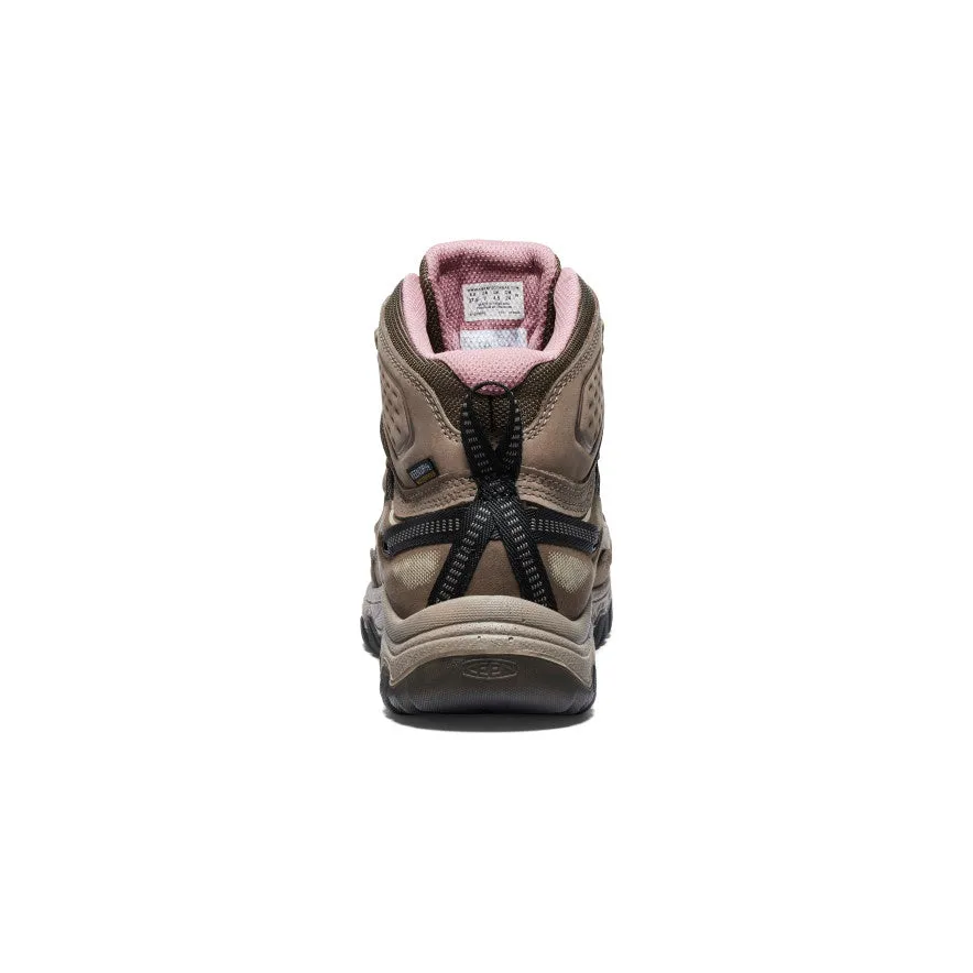 Women's Targhee IV Wide Waterproof Hiking Boot | Brindle/Nostalgia Rose sold by Keen product image thumbnail 5