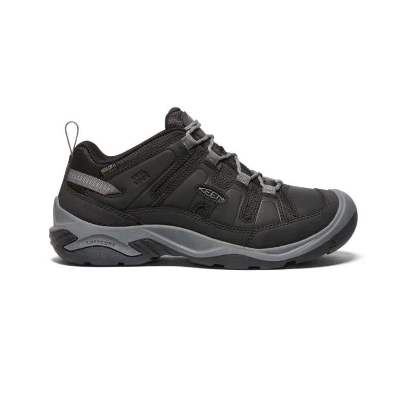 Men's Circadia Waterproof Shoe  |  Black/Steel Grey sold by Keen
