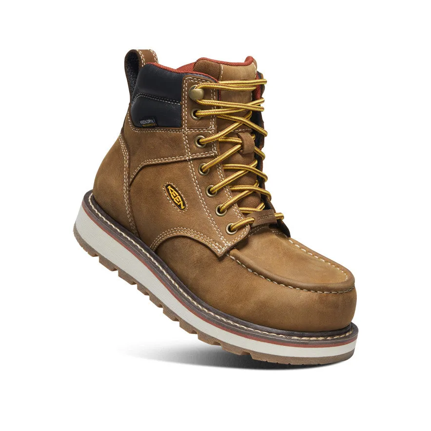 Women's Cincinnati 6" Waterproof Boot (Carbon Toe) | Belgian/Sandshell sold by Keen product image thumbnail 3