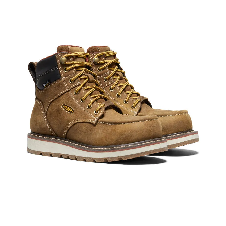 Women's Cincinnati 6" Waterproof Boot (Carbon Toe) | Belgian/Sandshell sold by Keen product image thumbnail 2