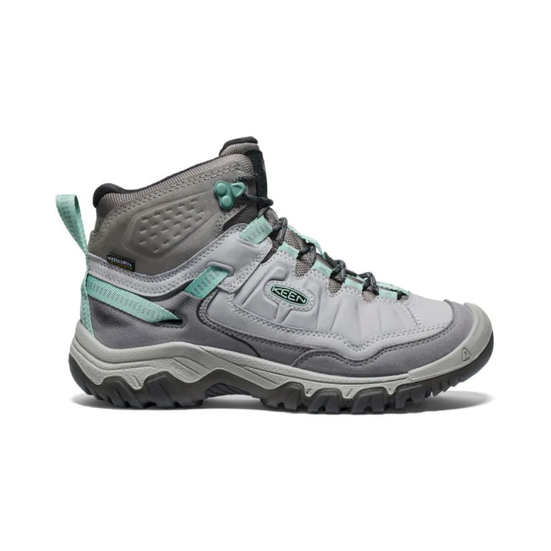 Women's Targhee IV Waterproof Hiking Boot  |  Alloy/Granite Green sold by Keen