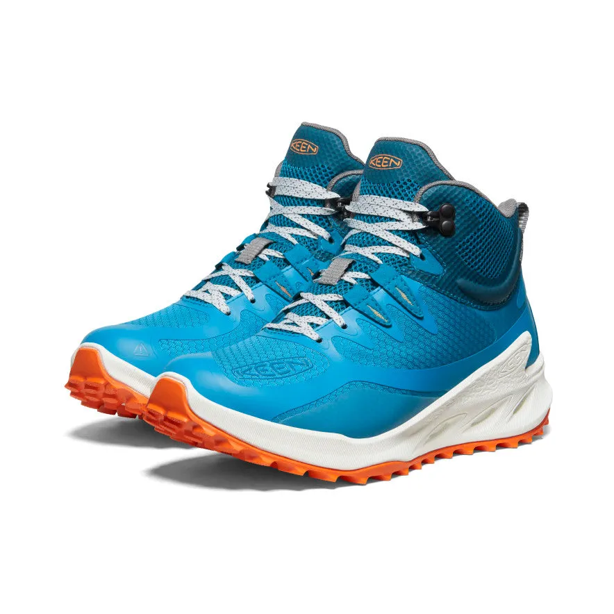 Women's Zionic Waterproof Hiking Boot | Fjord Blue/Tangerine sold by Keen product image thumbnail 2