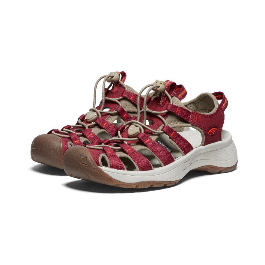 Women's Astoria West Sandal | Merlot/Scarlet Ibis sold by Keen product image thumbnail 2