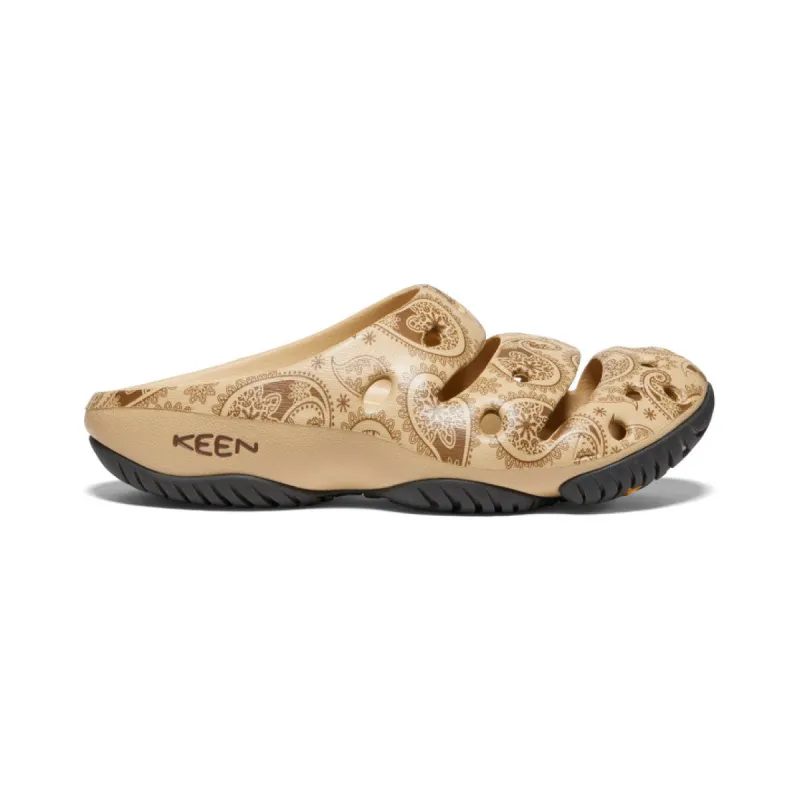 Men's Yogui Arts Clog x T.H.C.  |  Caffe Latte Paisley sold by Keen