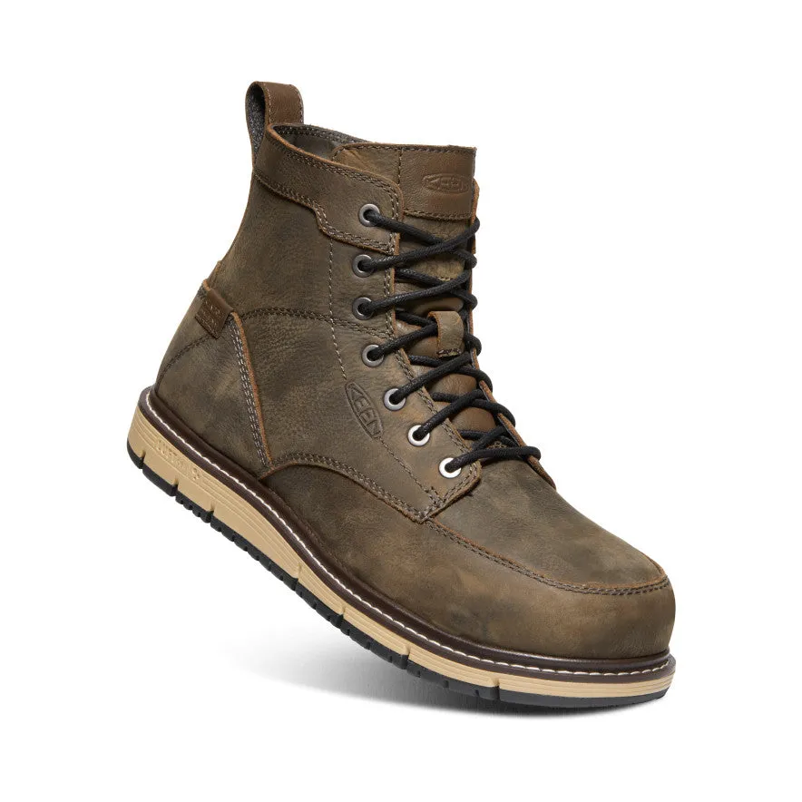 Men's San Jose 6" Waterproof Boot (Aluminum Toe) | Cascade Brown/Black sold by Keen product image thumbnail 3
