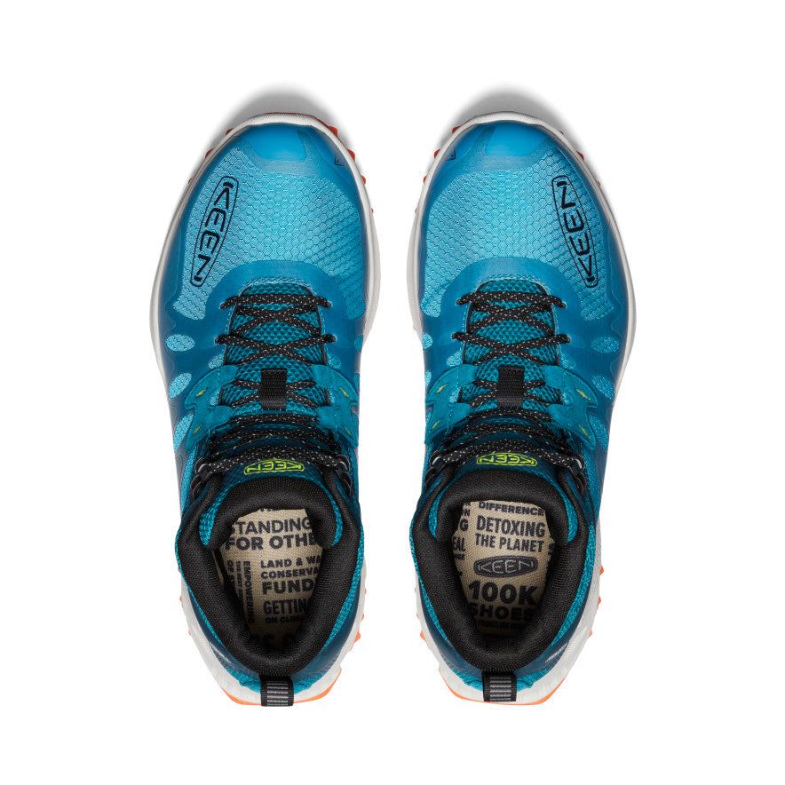 Men's Zionic Waterproof Hiking Boot | Fjord Blue/Evening Primrose sold by Keen product image thumbnail 4