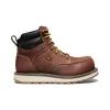 Men's Cincinnati 6" Waterproof Boot (Carbon Toe) | Tuscan Red/Sandshell sold by Keen