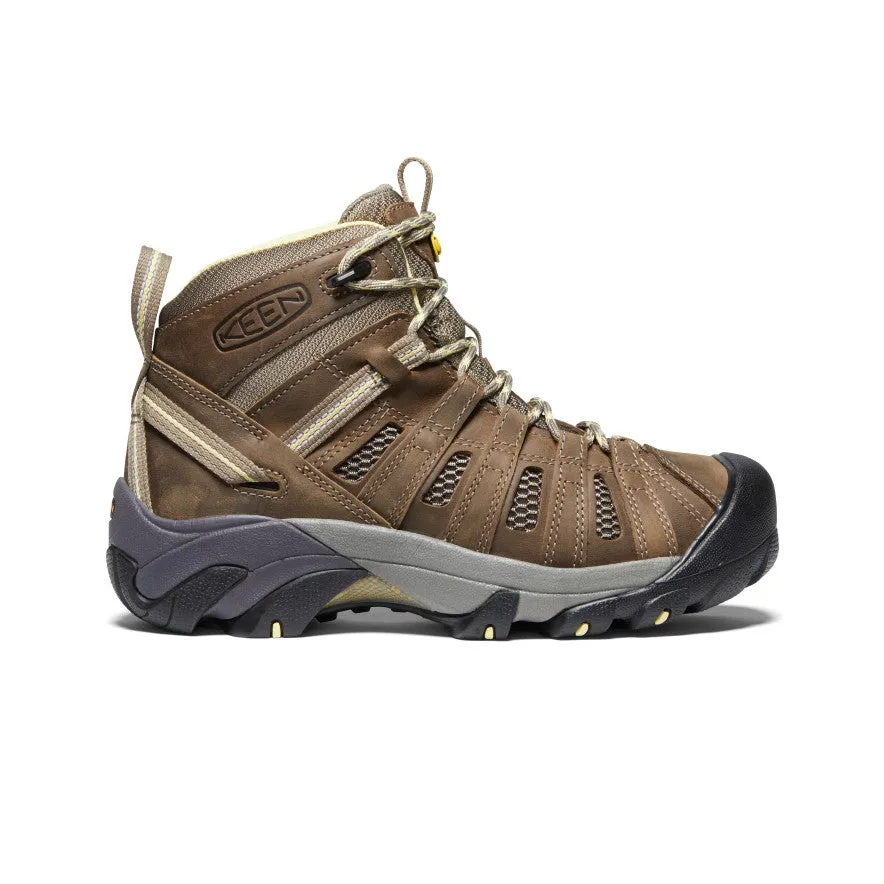 Women's Voyageur Mid | Brindle/Custard sold by Keen