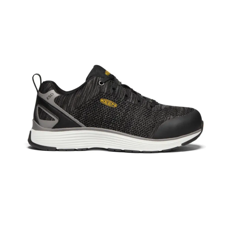 Men's Sparta ESD (Aluminum Toe)  |  Black/Grey Flannel sold by Keen