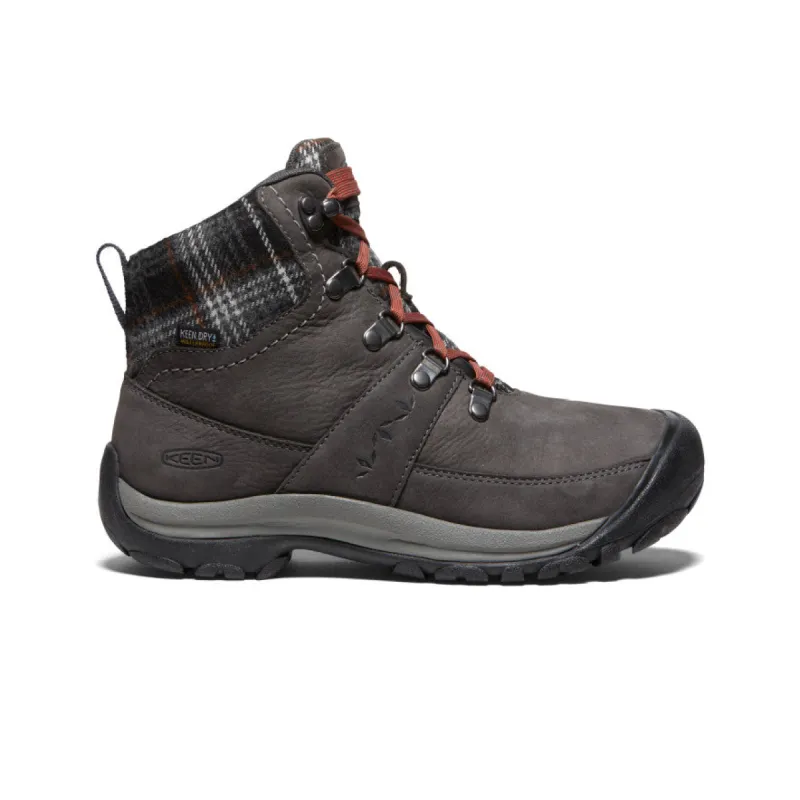 Women's Kaci III Winter Waterproof Boot  |  Magnet/Black Plaid sold by Keen