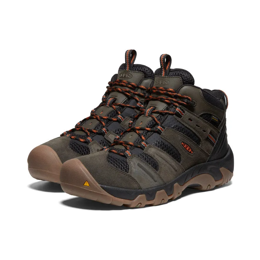 Men's Headout Waterproof Hiking Boot | Black Olive/Fossil Orange sold by Keen product image thumbnail 2