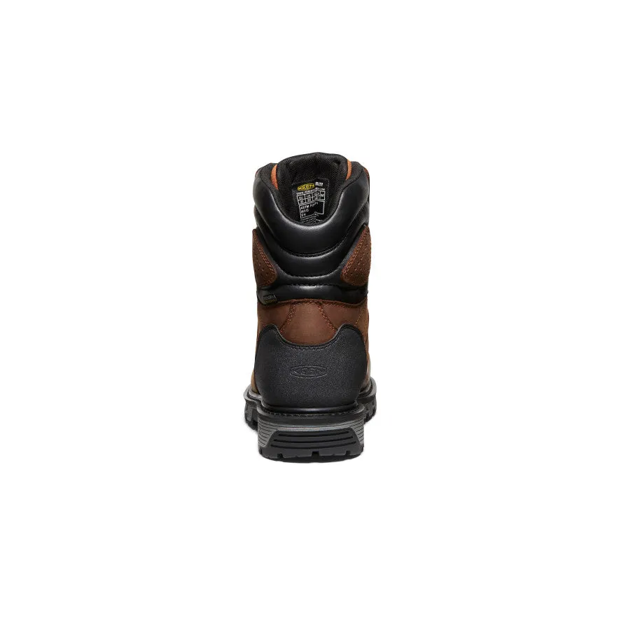 Men's Camden 8" Insulated Waterproof Boot (Carbon Toe) | Leather Brown/Black sold by Keen product image thumbnail 5
