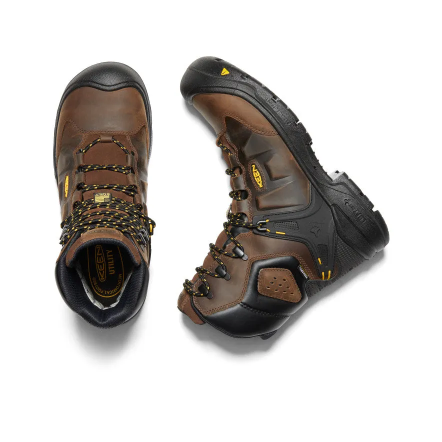 Men's Dover 8" Insulated Waterproof Boot (Carbon Toe) | Dark Earth/Black sold by Keen product image thumbnail 4