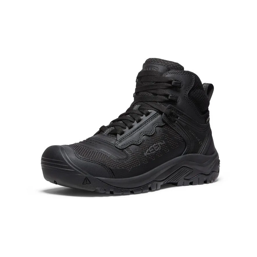 Men's Reno Waterproof Mid (Soft Toe) | Black/Black sold by Keen product image thumbnail 3