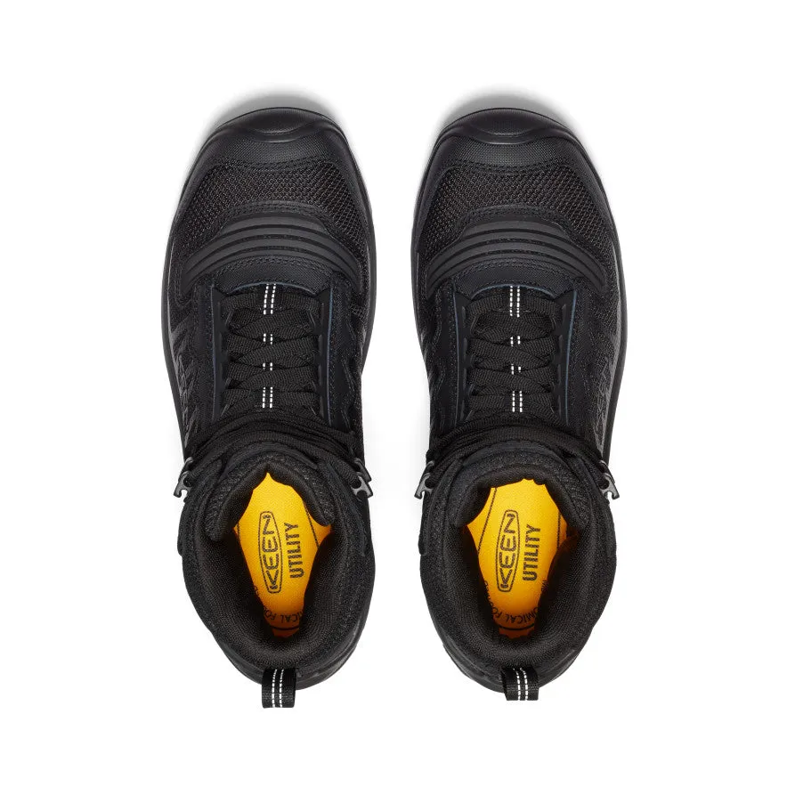 Men's Reno Waterproof Mid (Soft Toe) | Black/Black sold by Keen product image thumbnail 4