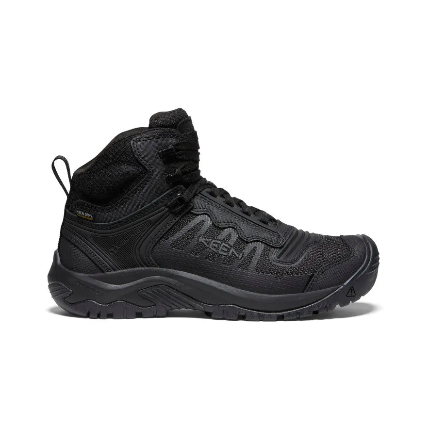 Men's Reno Waterproof Mid (Soft Toe) | Black/Black sold by Keen