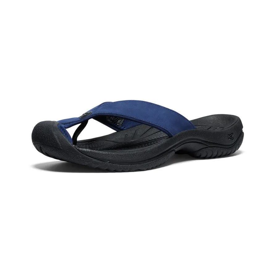Men's Waimea Leather Flip-Flop | Naval Academy/Black sold by Keen product image thumbnail 3