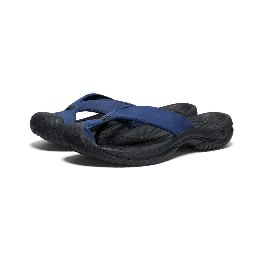 Men's Waimea Leather Flip-Flop | Naval Academy/Black sold by Keen product image thumbnail 2