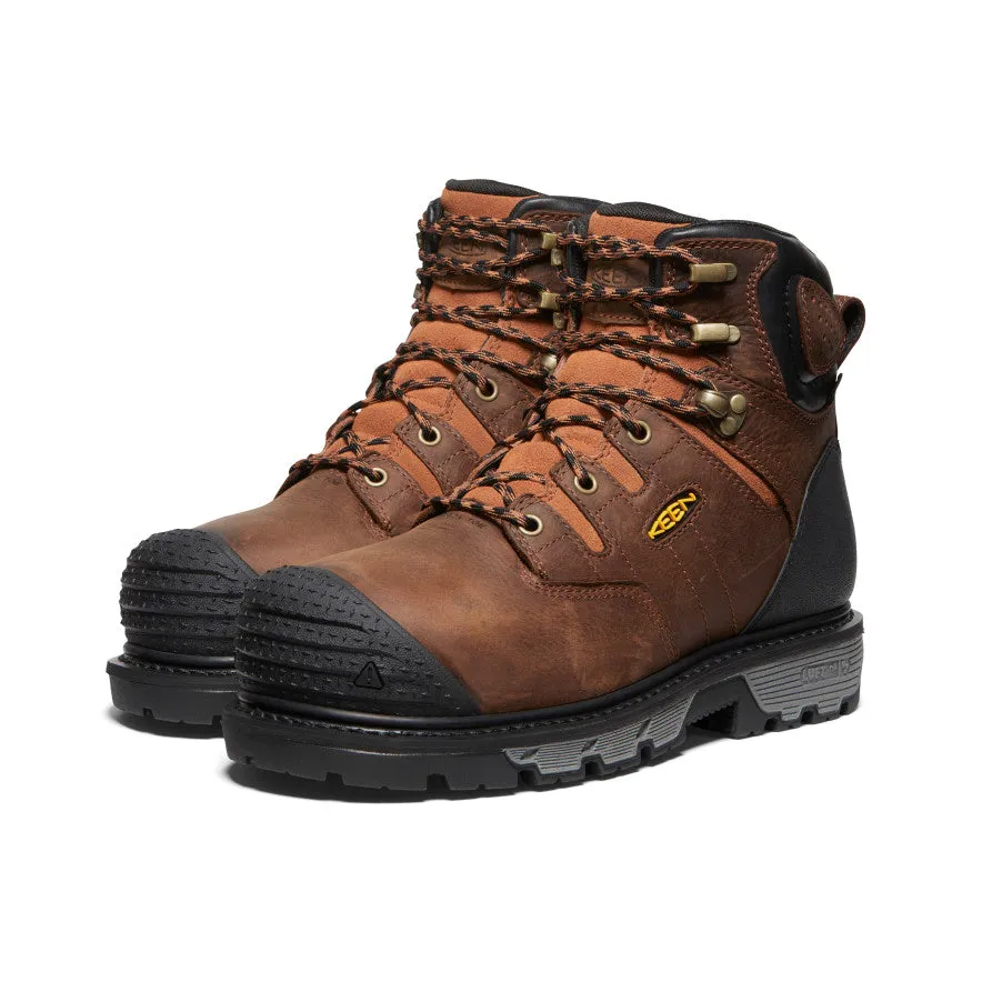 Men's Camden 6" Waterproof Boot INT MET (Carbon Toe) | Leather Brown/Black sold by Keen product image thumbnail 2