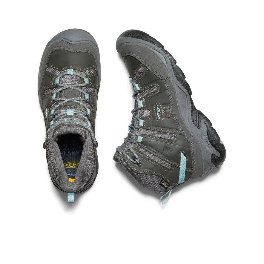 Women's Circadia Waterproof Boot Wide | Steel Grey/Cloud Blue sold by Keen product image thumbnail 4
