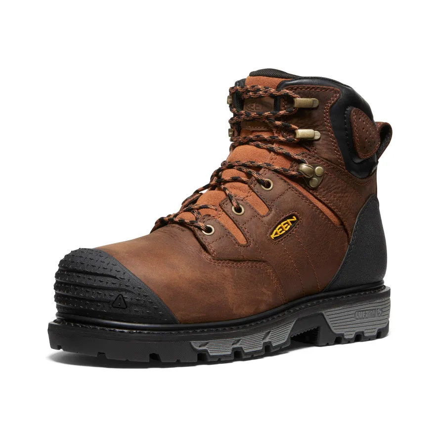 Men's Camden 6" Waterproof Boot INT MET (Carbon Toe) | Leather Brown/Black sold by Keen product image thumbnail 3