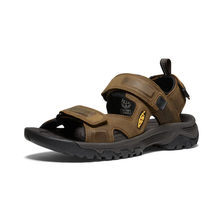 Men's Targhee III Open Toe Sandal | Bison/Mulch sold by Keen product image thumbnail 3