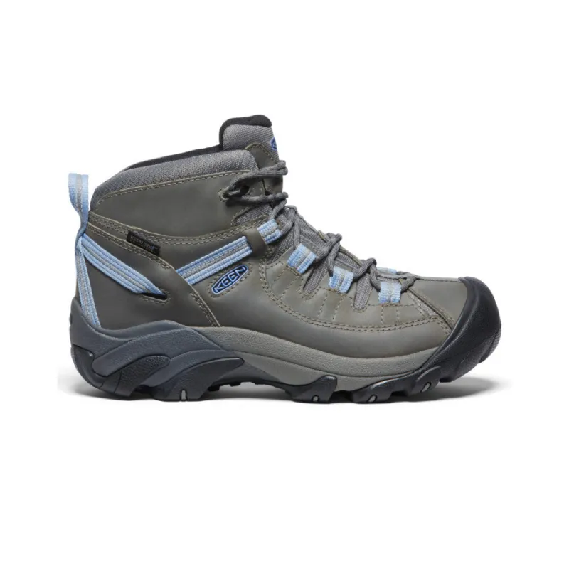 Women's Targhee II Waterproof Mid  |  Steel Grey/Hydrangea sold by Keen