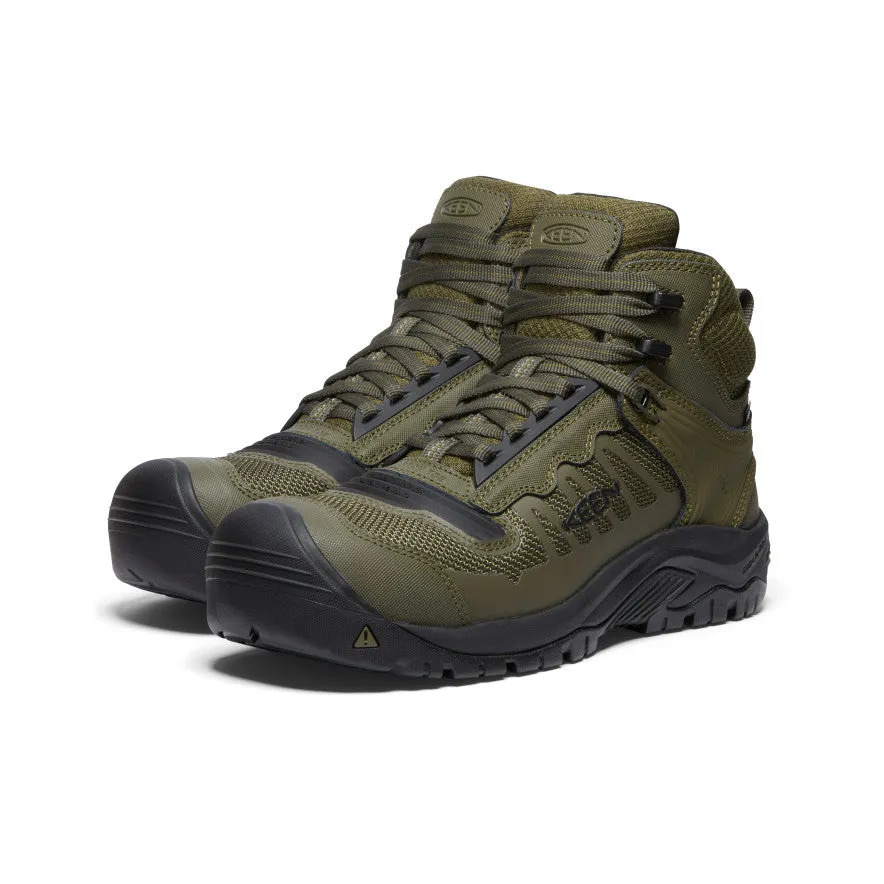 Men's Reno Mid Waterproof (Carbon Toe) | Dark Olive/Black sold by Keen product image thumbnail 2