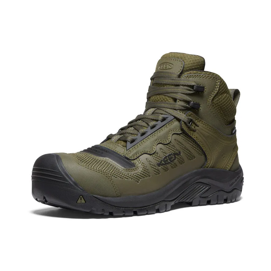 Men's Reno Mid Waterproof (Carbon Toe) | Dark Olive/Black sold by Keen product image thumbnail 3