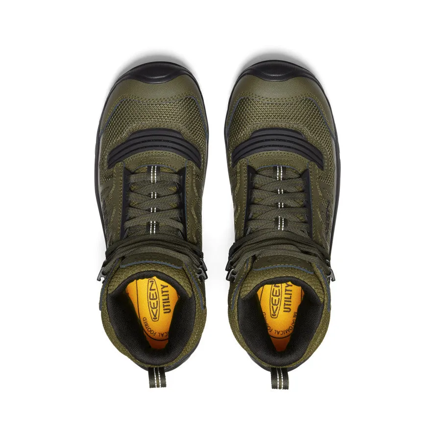 Men's Reno Mid Waterproof (Carbon Toe) | Dark Olive/Black sold by Keen product image thumbnail 4