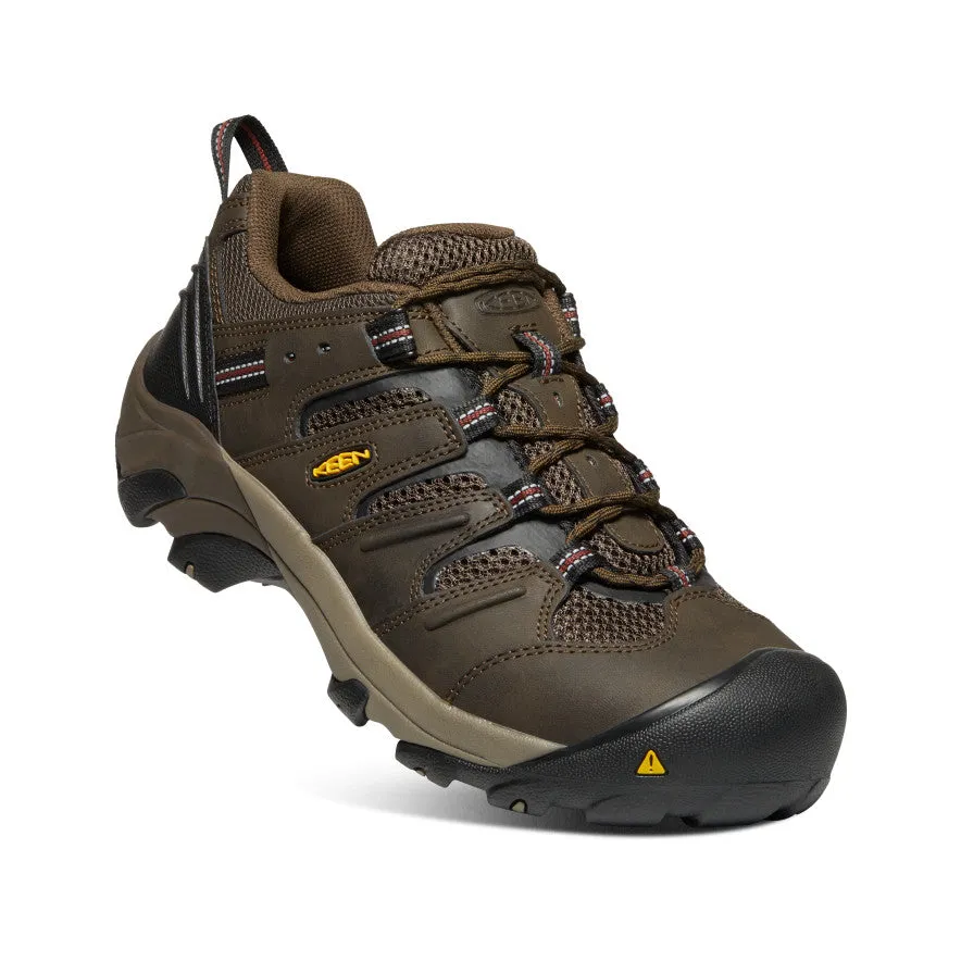 Men's Lansing Low (Steel Toe) | Cascade Brown/Fired Brick sold by Keen product image thumbnail 3