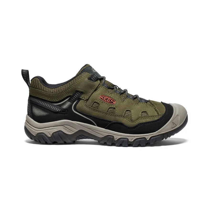 Men's Targhee IV Vented Hiking Shoe | Dark Olive/Gold Flame sold by Keen