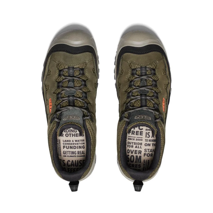 Men's Targhee IV Vented Hiking Shoe | Dark Olive/Gold Flame sold by Keen product image thumbnail 4