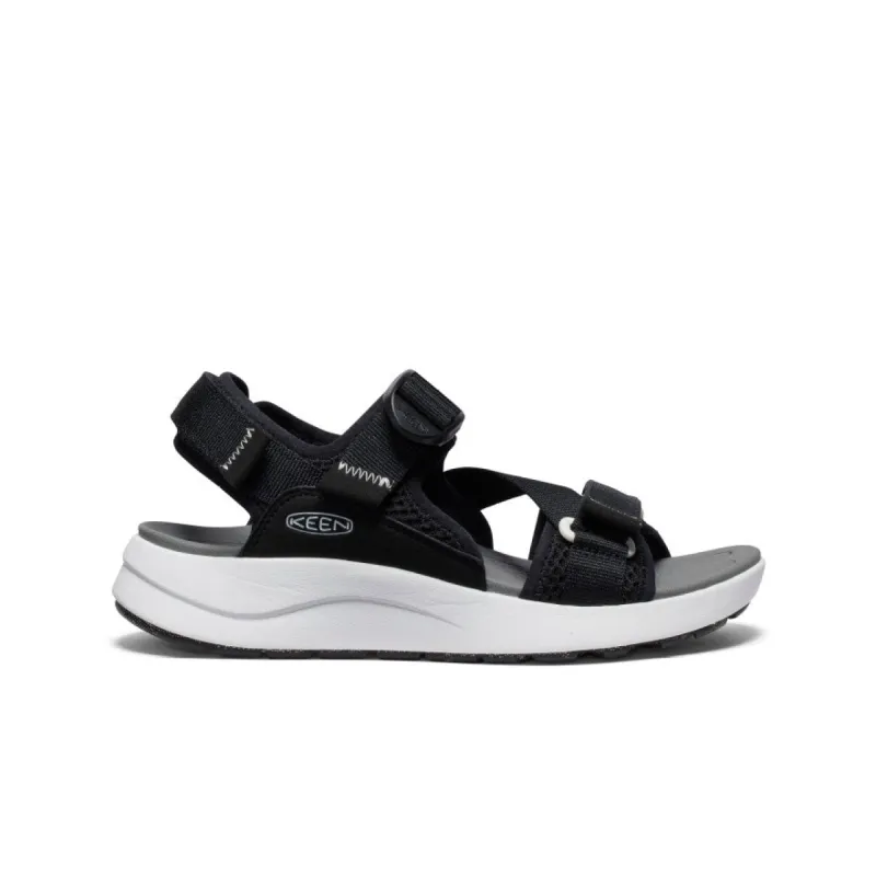 Women's Elle Sport Backstrap Sandal  |  Black/Steel Grey sold by Keen